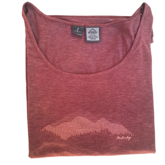 MCKINLEY Dry-Climate Tee in Heathered Rose - Picture 1 of 7